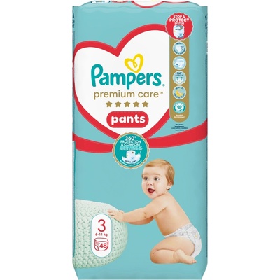 Pampers Памперс Премиум пелени, размер 3, 48 броя