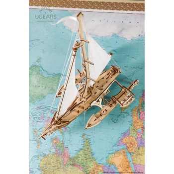 Ugears 3D puzzle Loď Trimaran Merihobus 237 ks