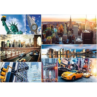 Trefl - Puzzle New York - Collage - 4 000 piese