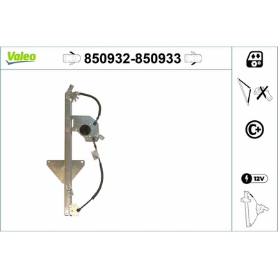 Mechanizmus zdvíhania okna VALEO 850932