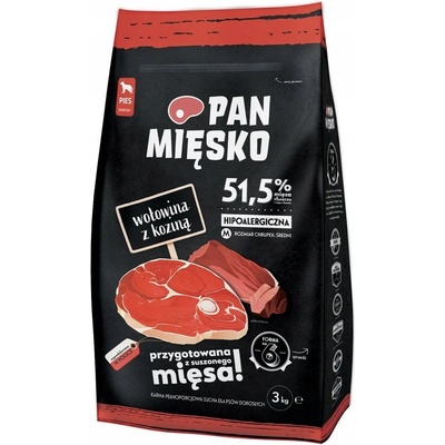 Pan Mięsko Hovězí s kozím masem M 3 kg
