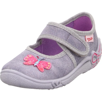 Superfit Детски пантофи Superfit Kid's Belinda House slippers - Hellgrau / Pink - размер 33 (EU) (702-4385-0421)