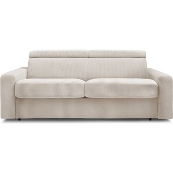 Bobochic Кремав разтегателен диван от рипсено кадифе 195 cm Monaco - Bobochic Paris (WT-LUZZ-3R---W_2 P929 N.CZ)