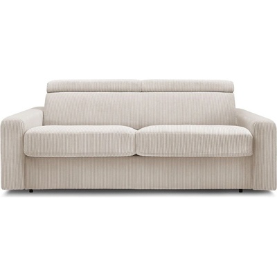 Bobochic Кремав разтегателен диван от рипсено кадифе 195 cm Monaco - Bobochic Paris (WT-LUZZ-3R---W_2 P929 N.CZ)