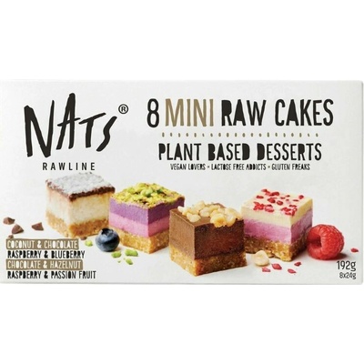Nats Mrazený Raw Dezert 8 mini mix set 8 x 24 g