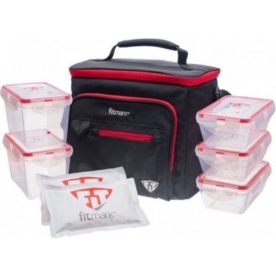 Fitmark termotaška na jedlo The Locker červeno čierna