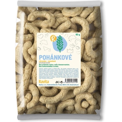 Ravita Pohánkové chrumky nesolené 80 g