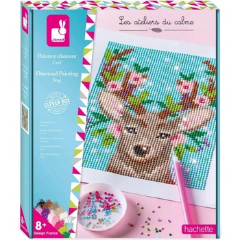 Image 1 of Janod Творчески комплект Janod - Диамантен гоблен, елен (J07948)