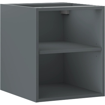 Mexen Box-A Отворен шкаф с рафт 40 см, графит мат - 91AX2-0400-470-0-66 (91AX2-0400-470-0-66)