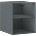 Mexen Box-A Отворен шкаф с рафт 40 см, графит мат - 91AX2-0400-470-0-66 (91AX2-0400-470-0-66)