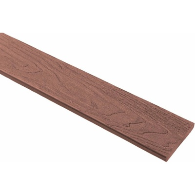 Plotové prkno WPC 3D oboustranný dřevodekor - teak rovná 71 x 11 x 300 mm