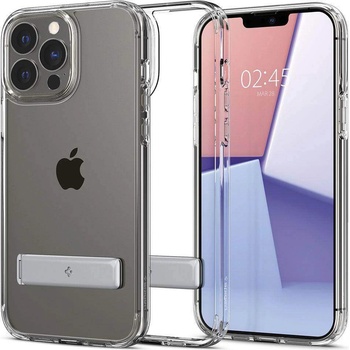Spigen Ultra Hybrid S Case - хибриден кейс с висока степен на защита за iPhone 13 Pro Max (прозрачен)