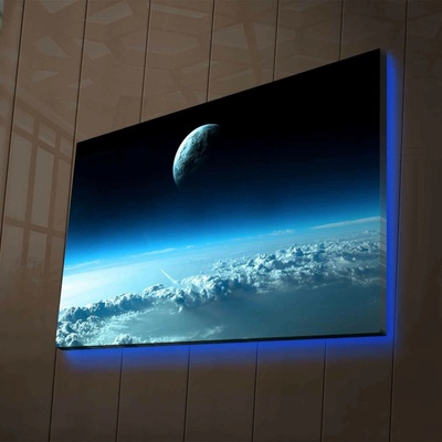 ASIR Nástěnný obraz s LED osvětlením MOON