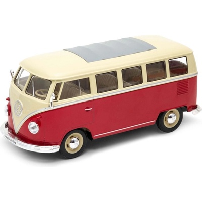 Welly VW 1963 T1 Bus Červený 1:24