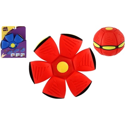 Flat Ball Hoď disk, chyť míč! plast 22cm 2 barvy na kartě 22x27x5,5cm