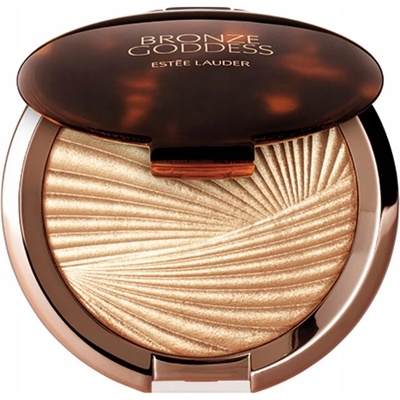 Estée Lauder Bronze Goddess Jediný lisovaný rozjasňovač zlatý Heat Wave 9 g