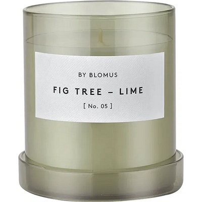 Blomus (Германия) Ароматна свещ BLOMUS VALOA с аромат Fig Tree-Lime - - Ø9 х h9 см - цвят сиво-зелен (BLOMUS 65296)