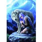 Clementoni Puzzle Compact Anne Stokes Collection - Protector 1000 pieces (39958)