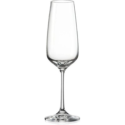 Crystalex sklenice na šampaňské Giselle 6 x 190 ml