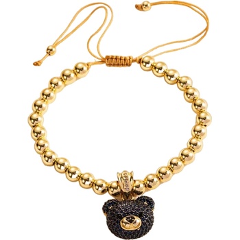 HARAHU Гривна Bear - Златна / Тъмносиня KP28485 (28485)