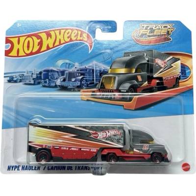 Mattel Метален камион Hot Wheels Track Fleet - Hype Hauler/Camion de transport, 1: 64 (HYT56)