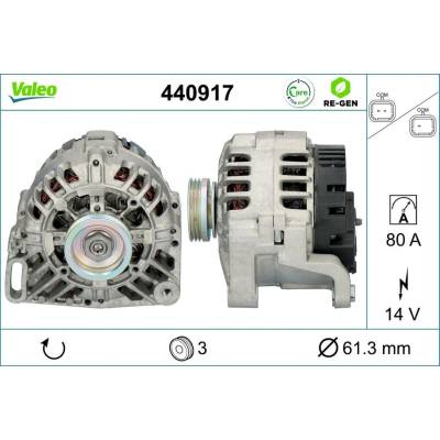 Alternátor VALEO 440917