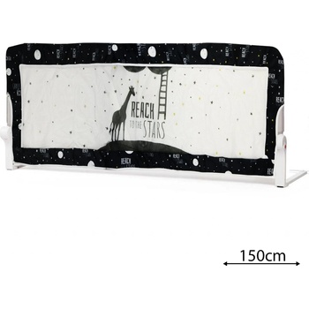 Guimo 0235 1 zábrana na posteľ 150 cm zvierátká čierna