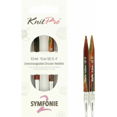 KnitPro Symfonie2 vymeniteľné kruhové ihlice 10cm 6mm