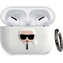 Pouzdra na sluchátka Karl Lagerfeld AirPods Pro cover Silicone Ikonik KLACAPSILGLWH