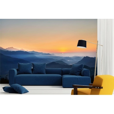 DIMEX ART Самозалепваща се флизелинова фототапета хималайски изгрев 375 x 250 см