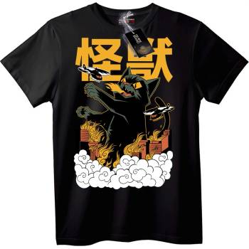 NOONEBRAND Кайджу Коте Монстр Т-Шърт - 2XL, Black