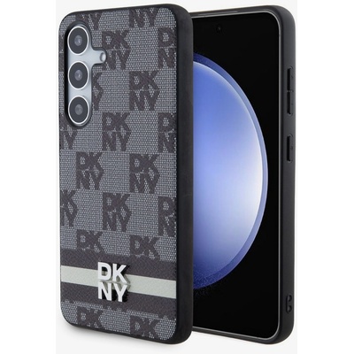 DKNY PU кожен кариран капак с шарки и райета за Samsung Galaxy S24 Black DKNY DKNY | Cheren | МЪЖЕ | UNI