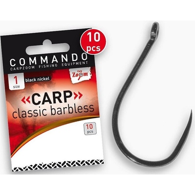 CARP ZOOM Carp Classic Barbless Hook vel.8 10 ks