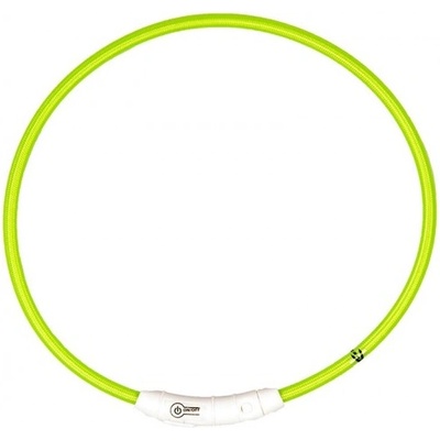 Duvoplus USB - светещ нашийник за кучета - зелен, обиколка 65 см, Белгия - 1270013