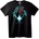 NOONEBRAND Тениска 4KONX гейминг - 2XL, Black
