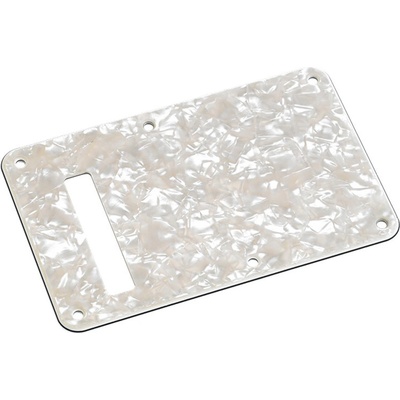 FENDER Backplate, Stratocaster, Aged White Moto, 4-Ply
