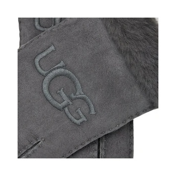 Ugg Dámske rukavice W Sheepskin Embroider Glove 20931 sivá