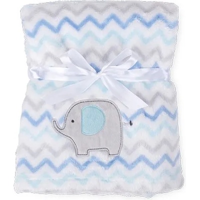 Baby Matex Бебешко одеяло Baby Matex - Ricco, 75 x 100 cm, синьо (5902675051538)