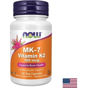 NOW Витамин K2 100 g, Vitamin K2, 60 капсули (00992 (NOW-1110))