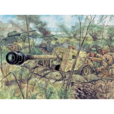 Italeri Pak 40 Antitank Gun + posádka 1:72