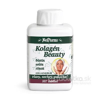 MedPharma Kolagén Beauty Biotín Selén Zinok 107 tabliet