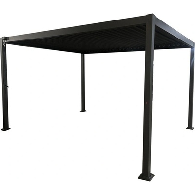 Garden Point Terasová pergola Amarante 3 x 4 m antracitová