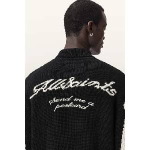 AllSaints жилетка мъжка от памук ADRIAN (M045KE)