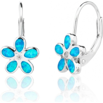 Jan Kos jewellery Stříbrné náušnice s opálem MHT-7324/SL00