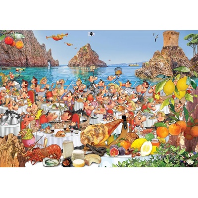 Grafika - Puzzle François Ruyer: Corsica - 1 000 piese