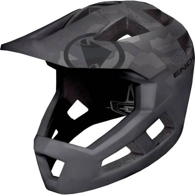 Endura Детска full Face каска Endura Kid's Singletrack Vollvisierhelm Bike helmet - Camouflage / Grau - размер One Size (851-1390-0111)