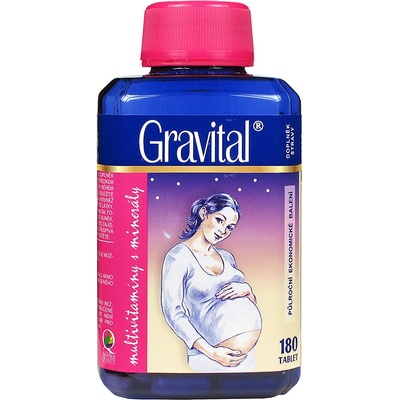 VitaHarmony Gravital pro těhotné a kojící ženy 180 tabliet