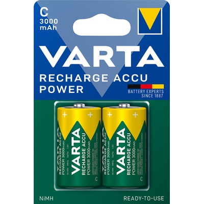 VARTA Акумулаторна батерия VARTA - Recharge Accu Power, C, 2 бр (56714101402)