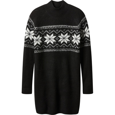 esmara Dámské pletené šaty s podílem vlny černá – Zboží Dáma