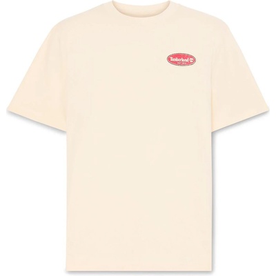 Timberland Мъжка тениска Timberland Gas Station Back Graphic Tee T-shirt - Putty (216-8621-0211)